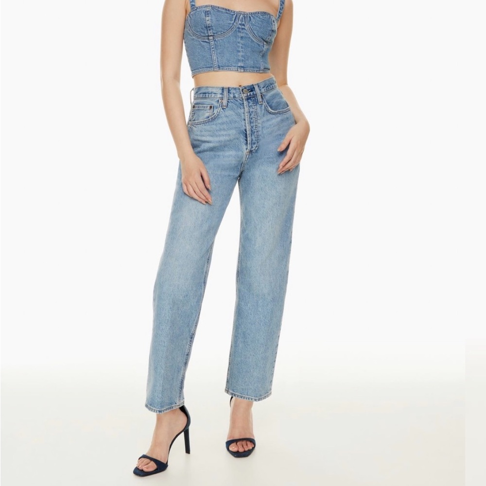 Aritzia- Denim Forum Joni High Rise Loose Jean
